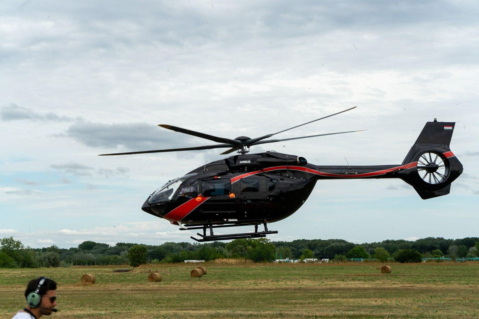 VIP helicopter transfer to the Hungaroring F1 Grand Prix